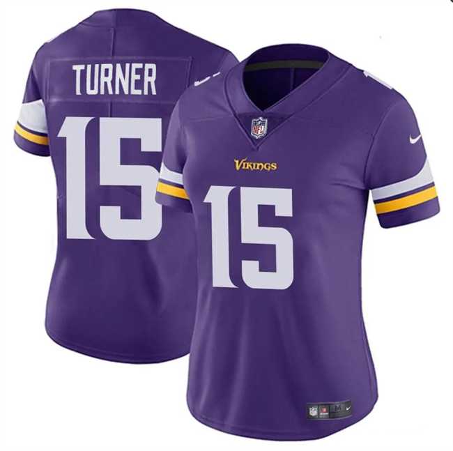 Women's Minnesota Vikings #15 Dallas Turner Purple 2024 Draft Vapor Stitched Jersey Dzhi,We sell and wholesale Women's Minnesota Vikings #15 Dallas Turner Purple 2024 Draft Vapor Stitched Jersey Dzhi on line form chian!